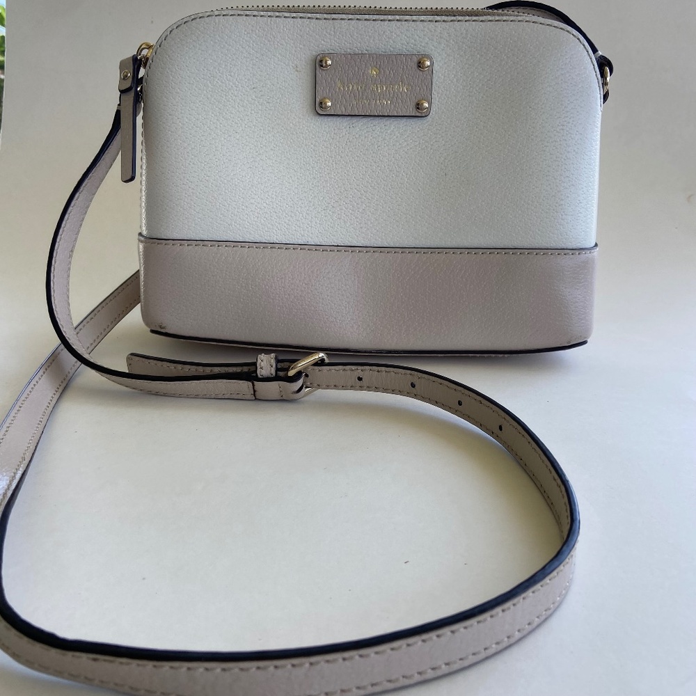 Kate Spade Leather Color Block Cross Body Bag Purse